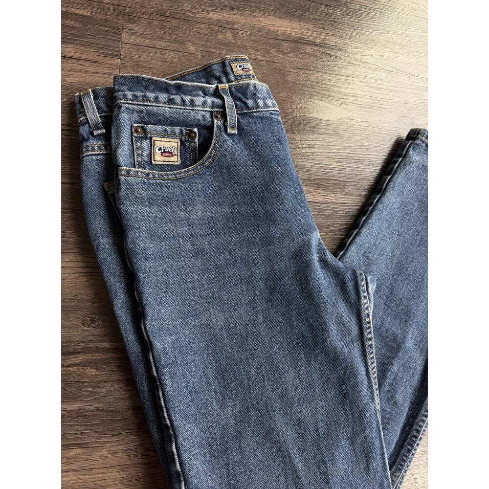 Cruel Girl Low Rise Slim Fit Medium Wash Denim Blue Jeans Size 13 Regular